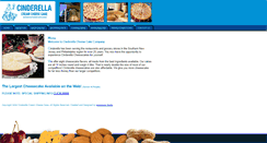 Desktop Screenshot of cinderellacheesecakecoinc.com